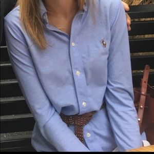 Knit Oxford Dress, Ralph Lauren - Size S